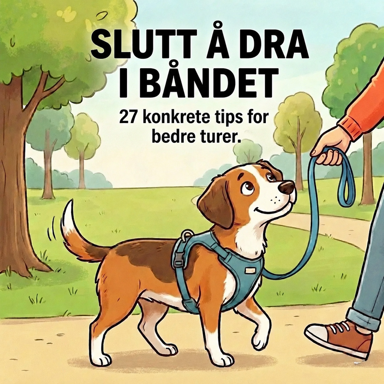 eBog - 27 tips til at få din hund til at stoppe med at trække