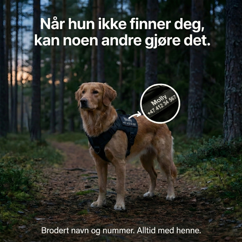 TacDogs Anti-træk ID-sele